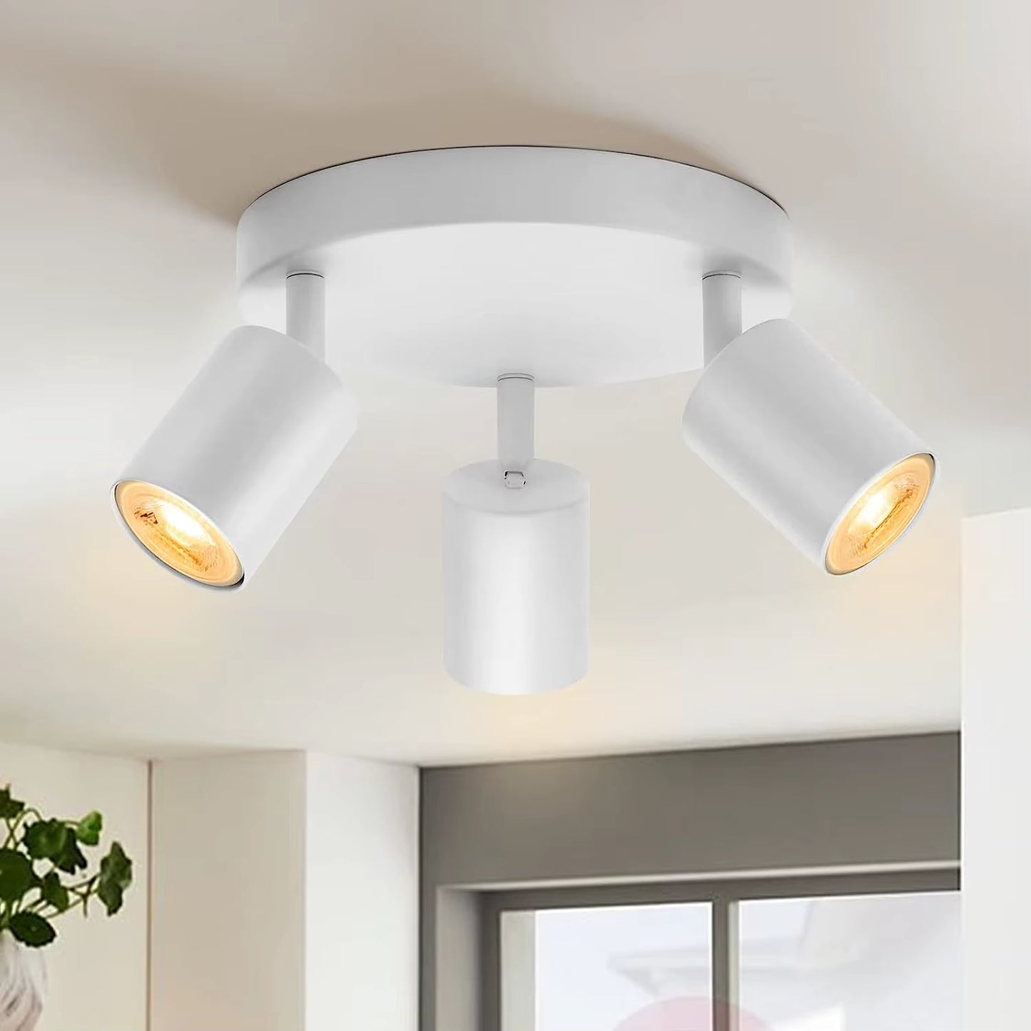 Dimmable Led GU10 Spotlight Clothing Store Background Wall Spotlight 7W 12W Trail Light Surface Mounted Ceiling Spotlight AC 220