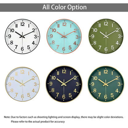 8/10/12 Inch Classic Quartz Wall Clock 3D Cubic Digital Clock Study Living Room Bedroom Modern Silent Analog Clock Home Decor