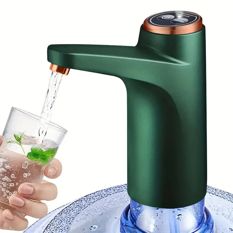 Portable 5-Gallon Water Dispenser with USB Charging-Automatic Electric Pump Suitable for Home, Office, and Outdoor Use