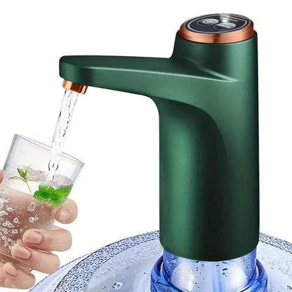 Portable 5-Gallon Water Dispenser with USB Charging-Automatic Electric Pump Suitable for Home, Office, and Outdoor Use