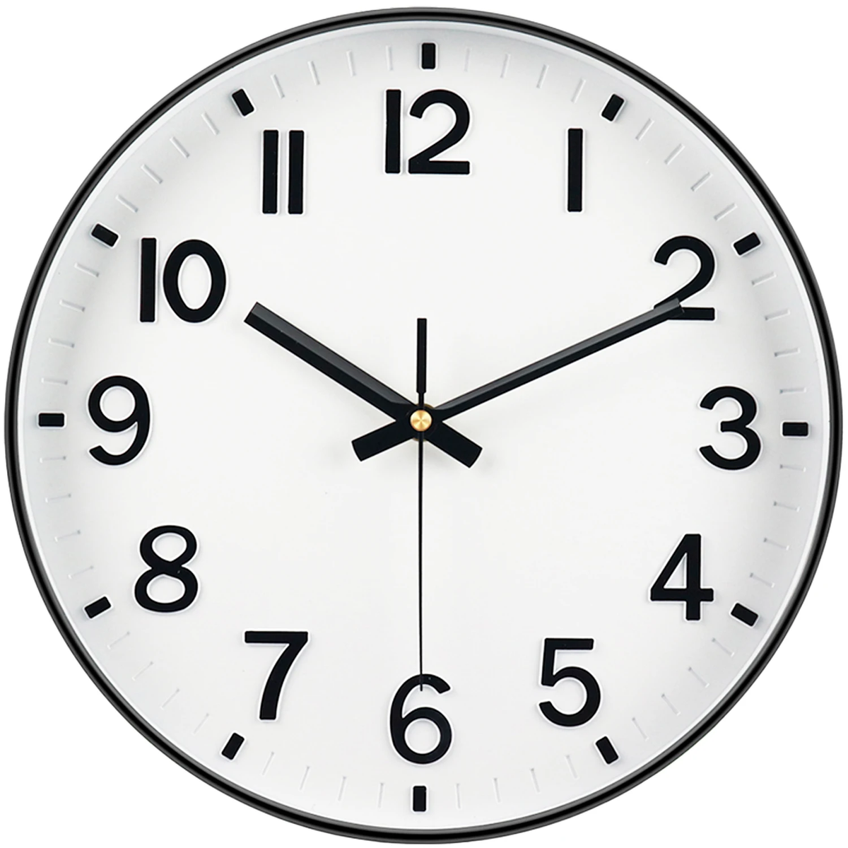 8/10/12 Inch Classic Quartz Wall Clock 3D Cubic Digital Clock Study Living Room Bedroom Modern Silent Analog Clock Home Decor
