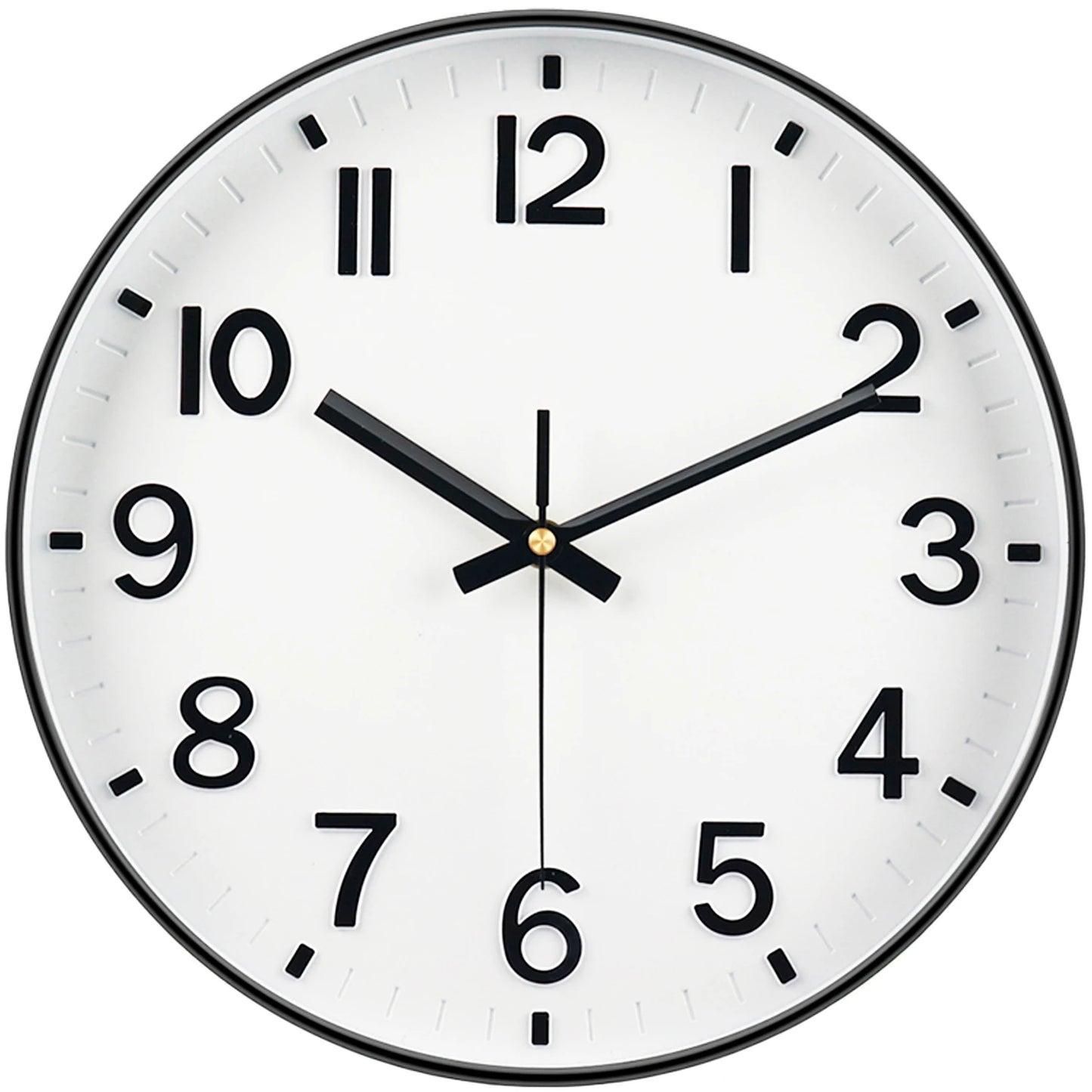 8/10/12 Inch Classic Quartz Wall Clock 3D Cubic Digital Clock Study Living Room Bedroom Modern Silent Analog Clock Home Decor