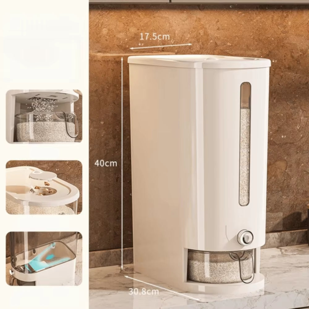 New Insect-Proof Rice Storage Container 5/10KG Moisture Proof Rice Sealed Box Dry Food Dispenser Grains