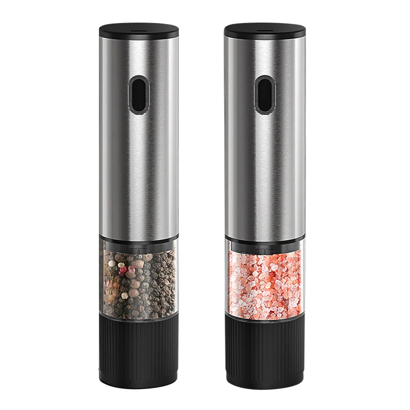 Electric Salt and Pepper Grinder Automatic Rechargeable Pepper Mill Shakers Adjustable Coarseness Kitchen Appliances