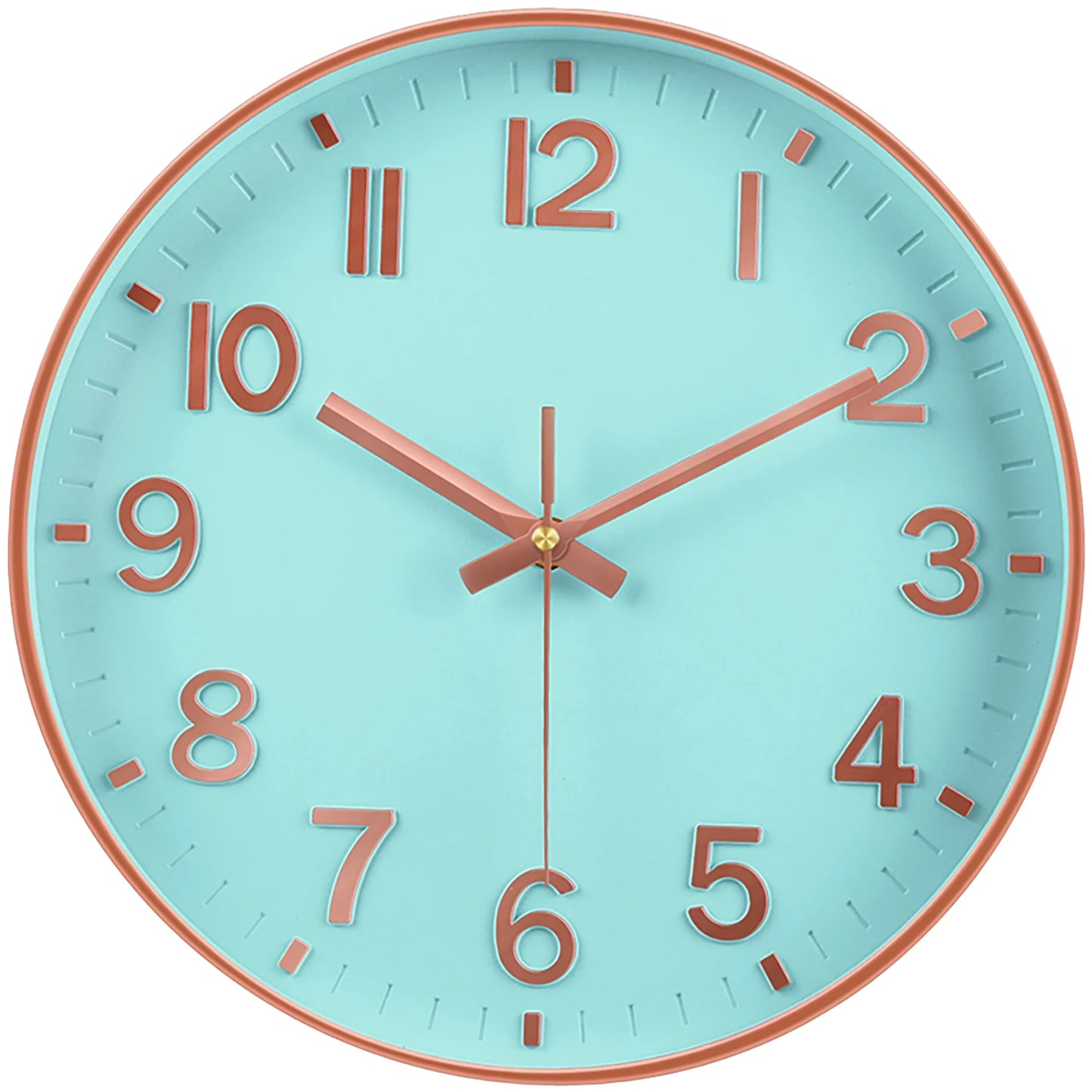8/10/12 Inch Classic Quartz Wall Clock 3D Cubic Digital Clock Study Living Room Bedroom Modern Silent Analog Clock Home Decor
