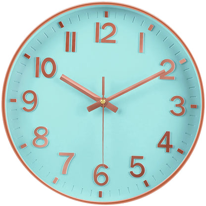 8/10/12 Inch Classic Quartz Wall Clock 3D Cubic Digital Clock Study Living Room Bedroom Modern Silent Analog Clock Home Decor