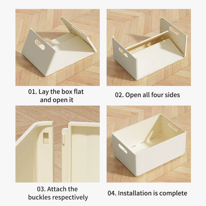 Multi-Functional Foldable Plastic Storage Box Kitchen Storage Organization Seasoning Jar Organizer Box Food Contianer
