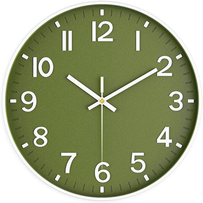 8/10/12 Inch Classic Quartz Wall Clock 3D Cubic Digital Clock Study Living Room Bedroom Modern Silent Analog Clock Home Decor