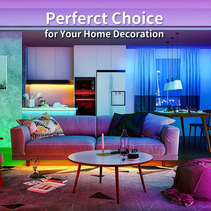 Led Strip Lights with 44 Key Remote Control 1M 5M 10M 20M RGB Tape Led Wall Room for Home Bedroom Party Decor TV Backlight