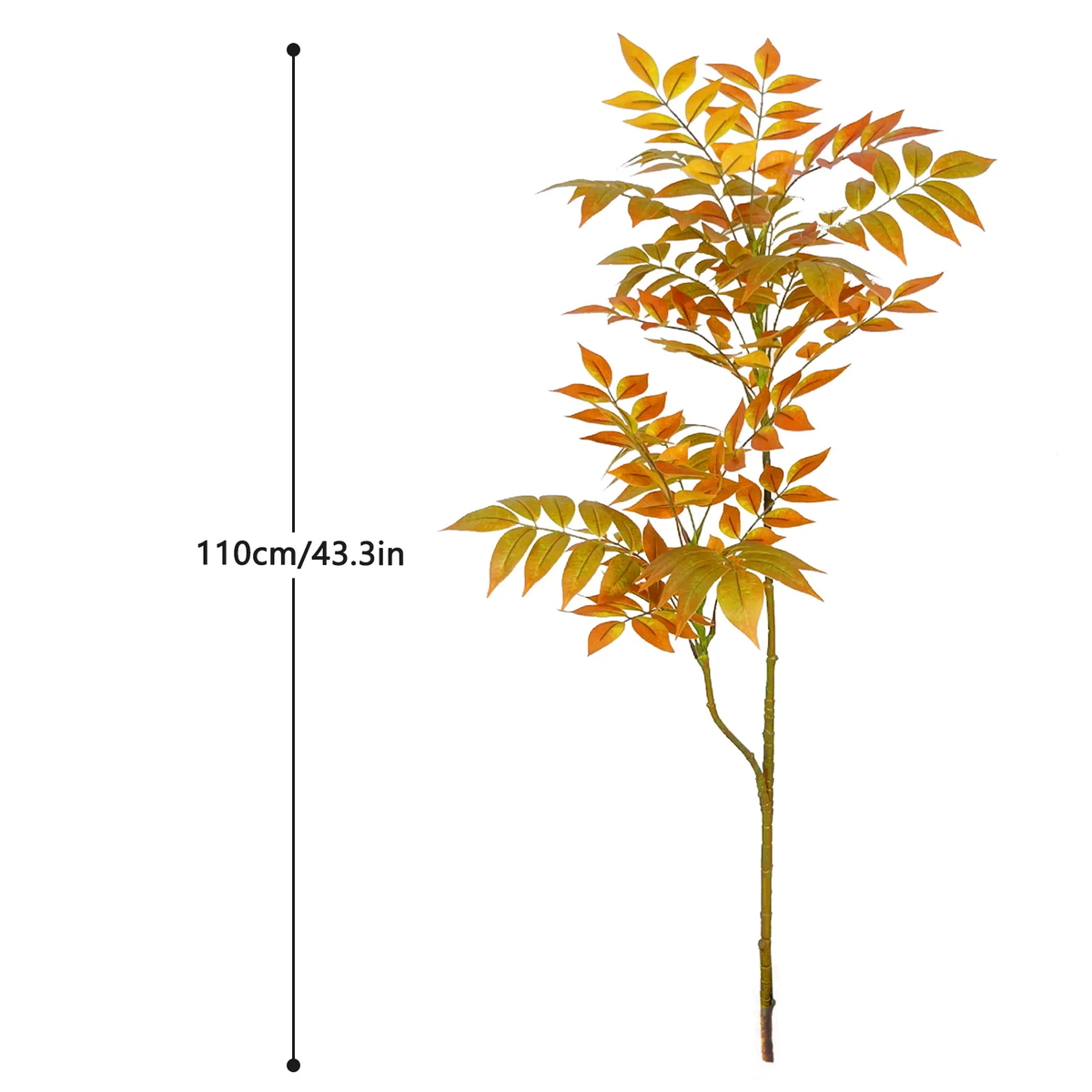 77-135Cm (53.1In) Artificial Fiddle Leaf Ficus Fig Plant for Outdoor Courtyard Garden Balcony Indoor Home and Office Decoration