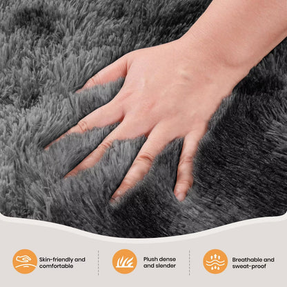 Minimalist Style Living Room Carpet, Fluffy and Slip-Resistant Children'S Room Mat, Bathroom Carpet, Home Decoration