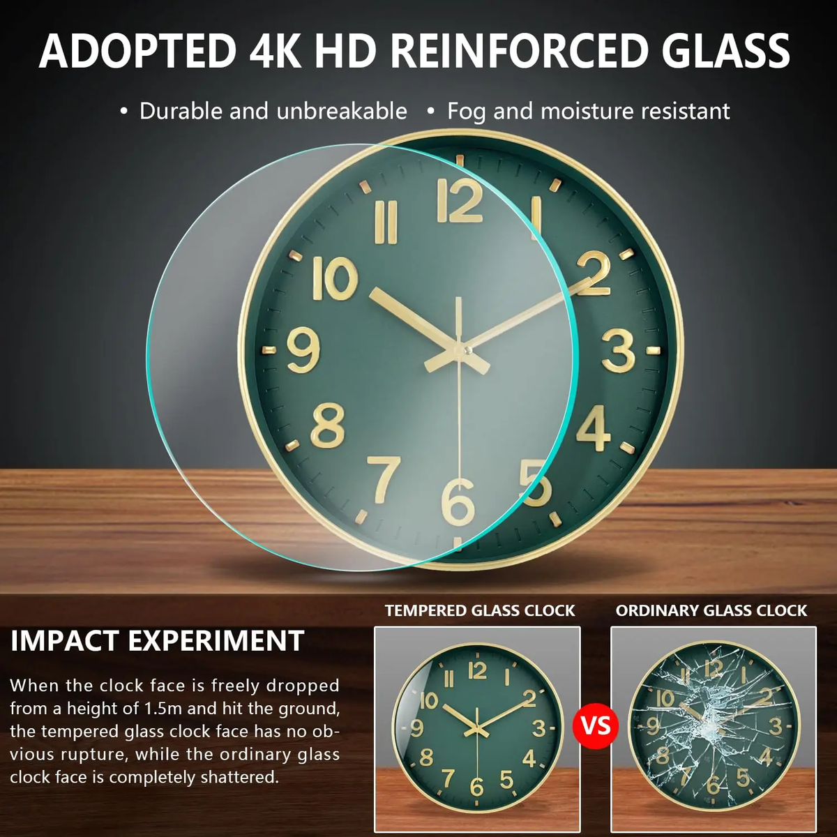 8/10/12 Inch Classic Quartz Wall Clock 3D Cubic Digital Clock Study Living Room Bedroom Modern Silent Analog Clock Home Decor