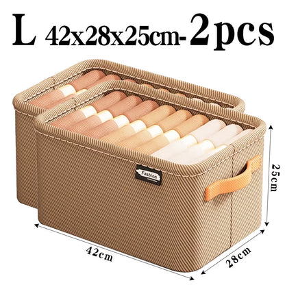 Thicken Clothes Organizer Pants Sweater Storage Cabinets Drawers Organizer Jeans Storage Box Wardrobe Clothes Storage Organizers