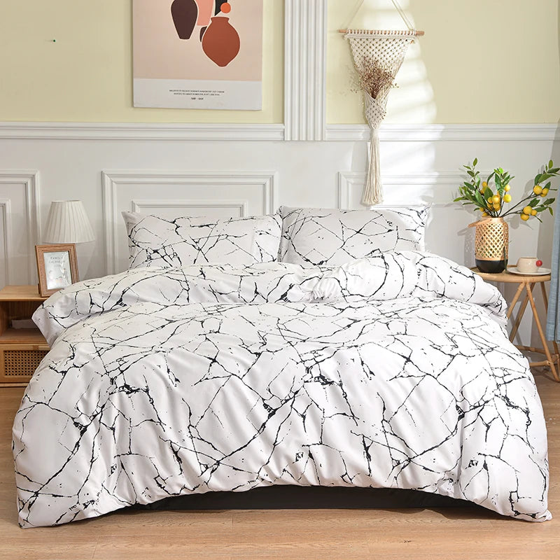 1Pc Queen Size Duvet Cover Reactive Printed Dekbedovertrek 240X220 King Size/Single Quilt Cover for Double Bed(No Pillowcas)