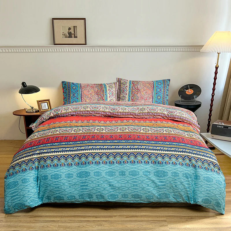 1Pc Queen Size Duvet Cover Reactive Printed Dekbedovertrek 240X220 King Size/Single Quilt Cover for Double Bed(No Pillowcas)