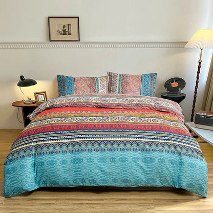 1Pc Queen Size Duvet Cover Reactive Printed Dekbedovertrek 240X220 King Size/Single Quilt Cover for Double Bed(No Pillowcas)