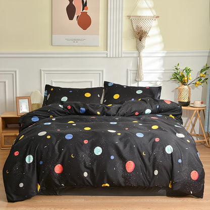 1Pc Queen Size Duvet Cover Reactive Printed Dekbedovertrek 240X220 King Size/Single Quilt Cover for Double Bed(No Pillowcas)
