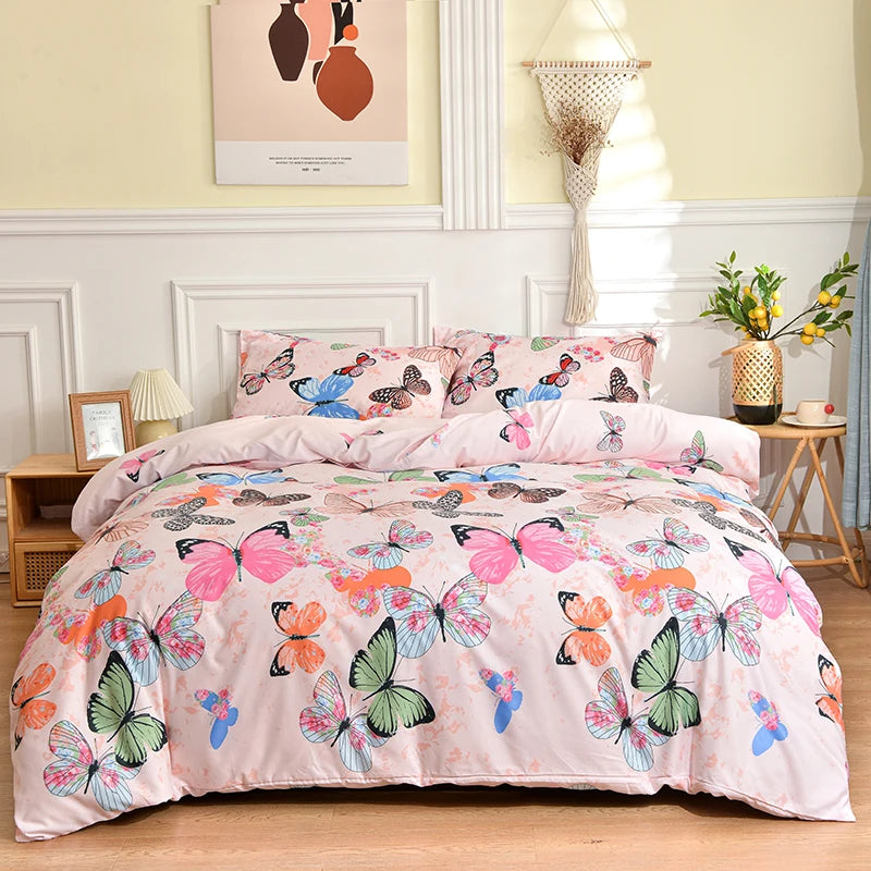 1Pc Queen Size Duvet Cover Reactive Printed Dekbedovertrek 240X220 King Size/Single Quilt Cover for Double Bed(No Pillowcas)
