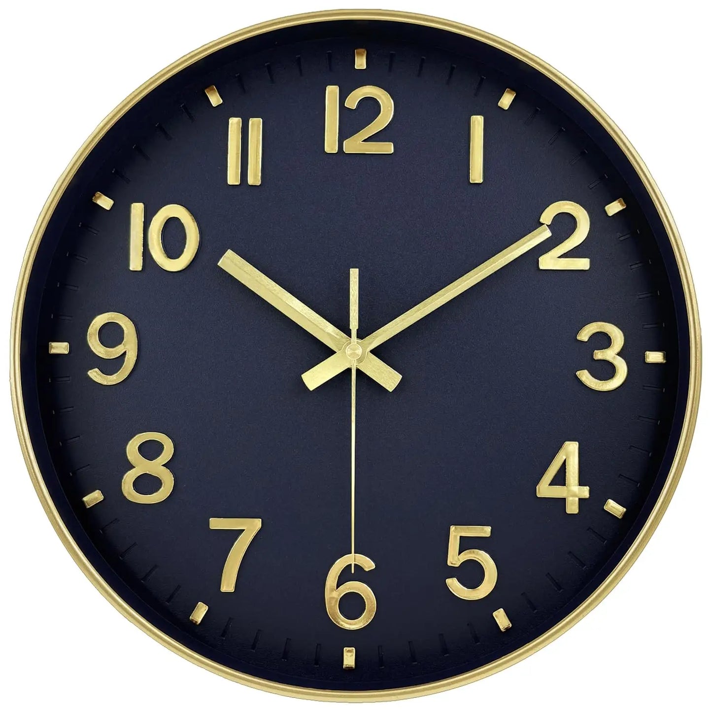 8/10/12 Inch Classic Quartz Wall Clock 3D Cubic Digital Clock Study Living Room Bedroom Modern Silent Analog Clock Home Decor