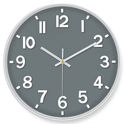 8/10/12 Inch Classic Quartz Wall Clock 3D Cubic Digital Clock Study Living Room Bedroom Modern Silent Analog Clock Home Decor