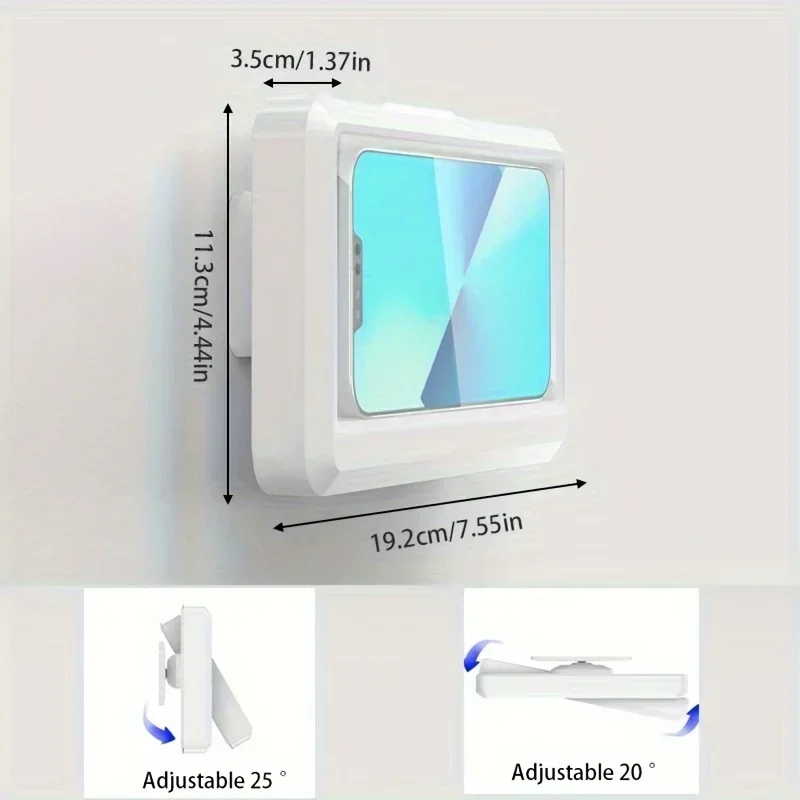 360 Rotation Waterproof and Anti-Fog Mobile Phone Case for Bathroom Shower Phone Holder Waterproof Can Be Touched Shower Phone