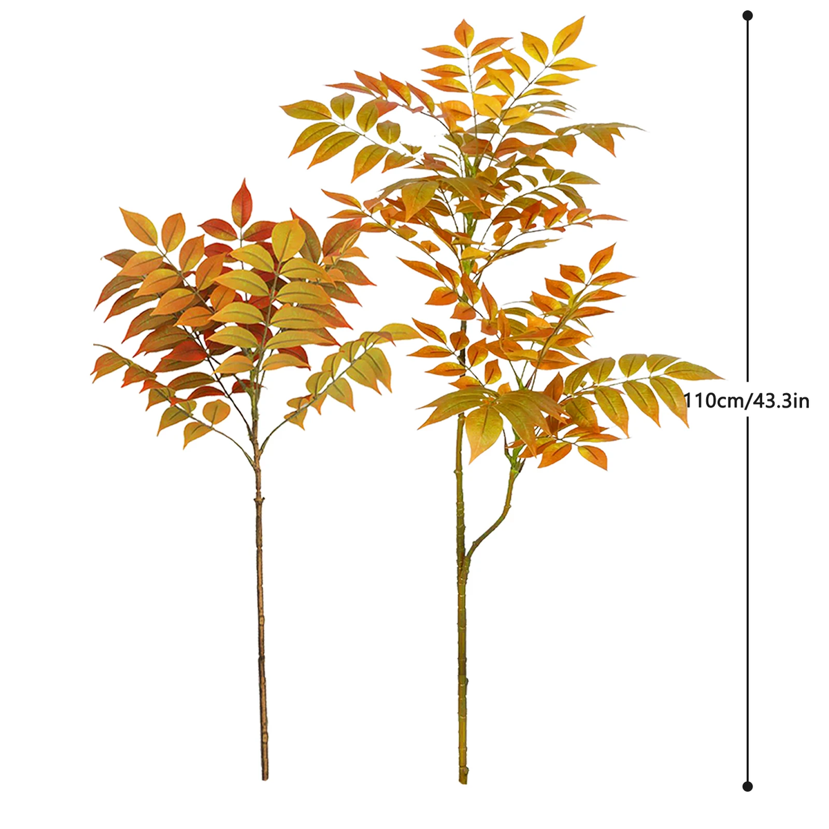 77-135Cm (53.1In) Artificial Fiddle Leaf Ficus Fig Plant for Outdoor Courtyard Garden Balcony Indoor Home and Office Decoration
