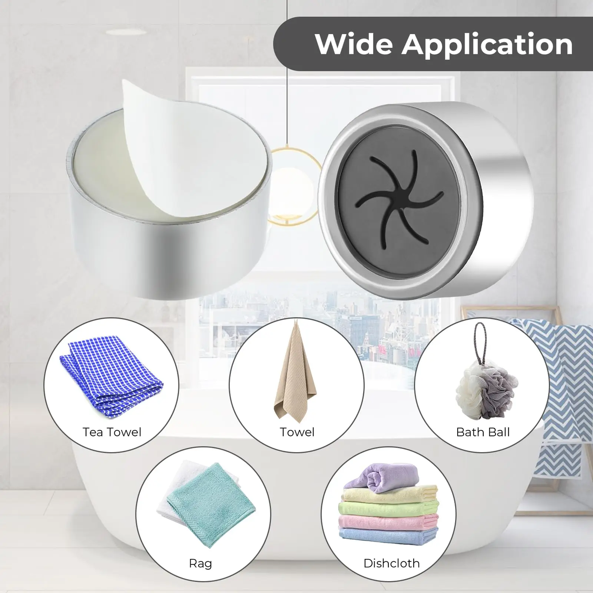 3PCS Non Punching Dishwashing Cloth Storage Clip Dishcloth Clip Kitchen Household Gloves Hook Towel Rack Hole Clip Wall Hanging