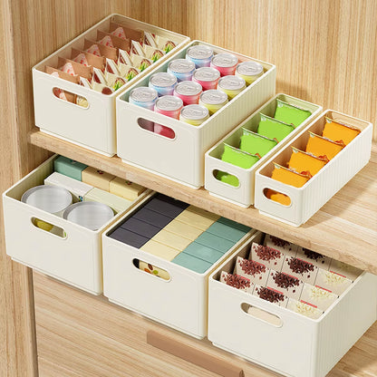 Multi-Functional Foldable Plastic Storage Box Kitchen Storage Organization Seasoning Jar Organizer Box Food Contianer