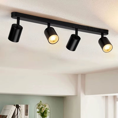 Dimmable Led GU10 Spotlight Clothing Store Background Wall Spotlight 7W 12W Trail Light Surface Mounted Ceiling Spotlight AC 220