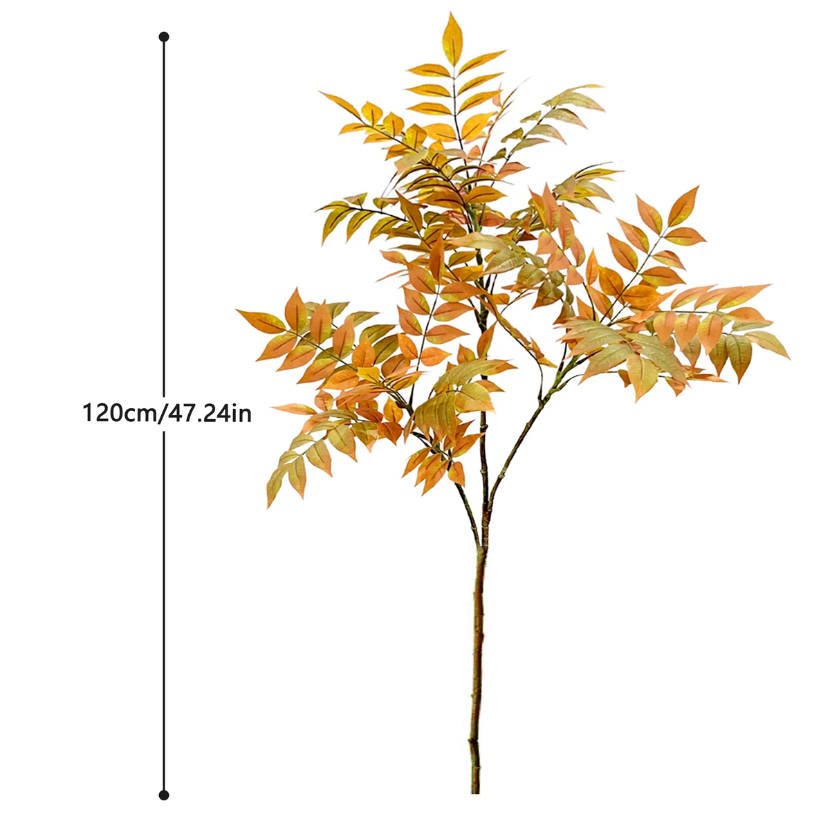 77-135Cm (53.1In) Artificial Fiddle Leaf Ficus Fig Plant for Outdoor Courtyard Garden Balcony Indoor Home and Office Decoration